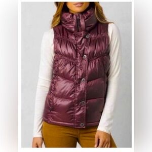 PrAna Milly Down Vest in Mahogany